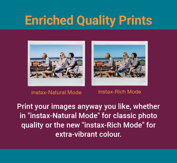 Instax Link WIDE Smartphone Printer - Enhanced Quality Prints