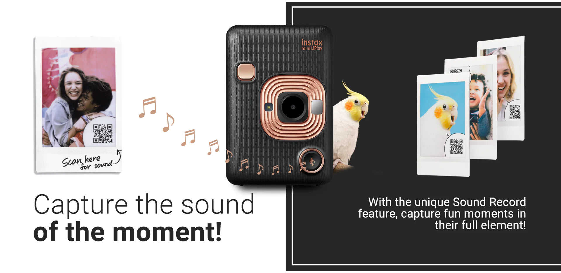Instax Mini LiPlay - Capture the sound of the moment