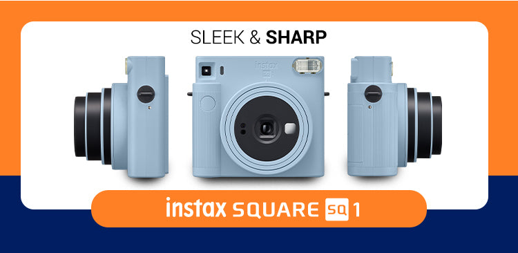 Instax Square SQ-1 Starter Kit - Sleek Instant square camera