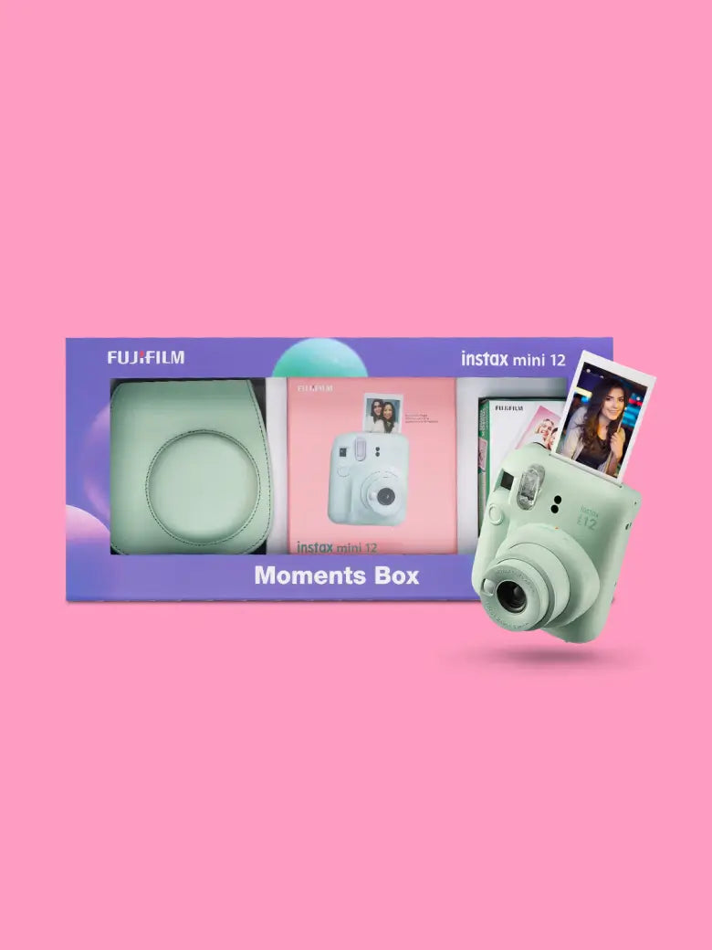 polaroid camera instax latest model 2021 Fujifilm Instax Mini 12 Moments Box with 20 Shots- Purple