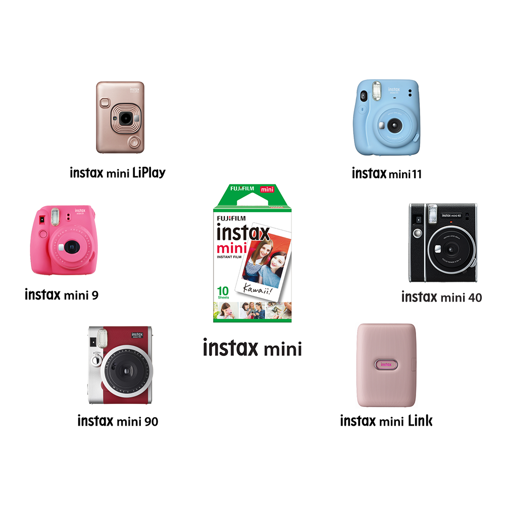 Instax Mini Films 10 Shots sheets per pack Fujifilm Instax