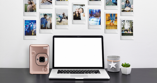 How to decorate your work desk at home with Instax Mini LiPlay?