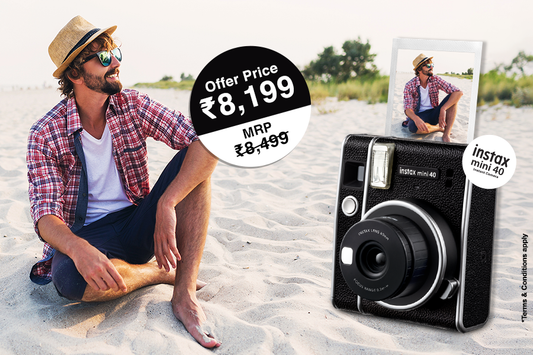 Get Instax mini 40 now at Rs 8,199