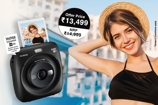 Get Instax square SQ20 now at Rs 13,499