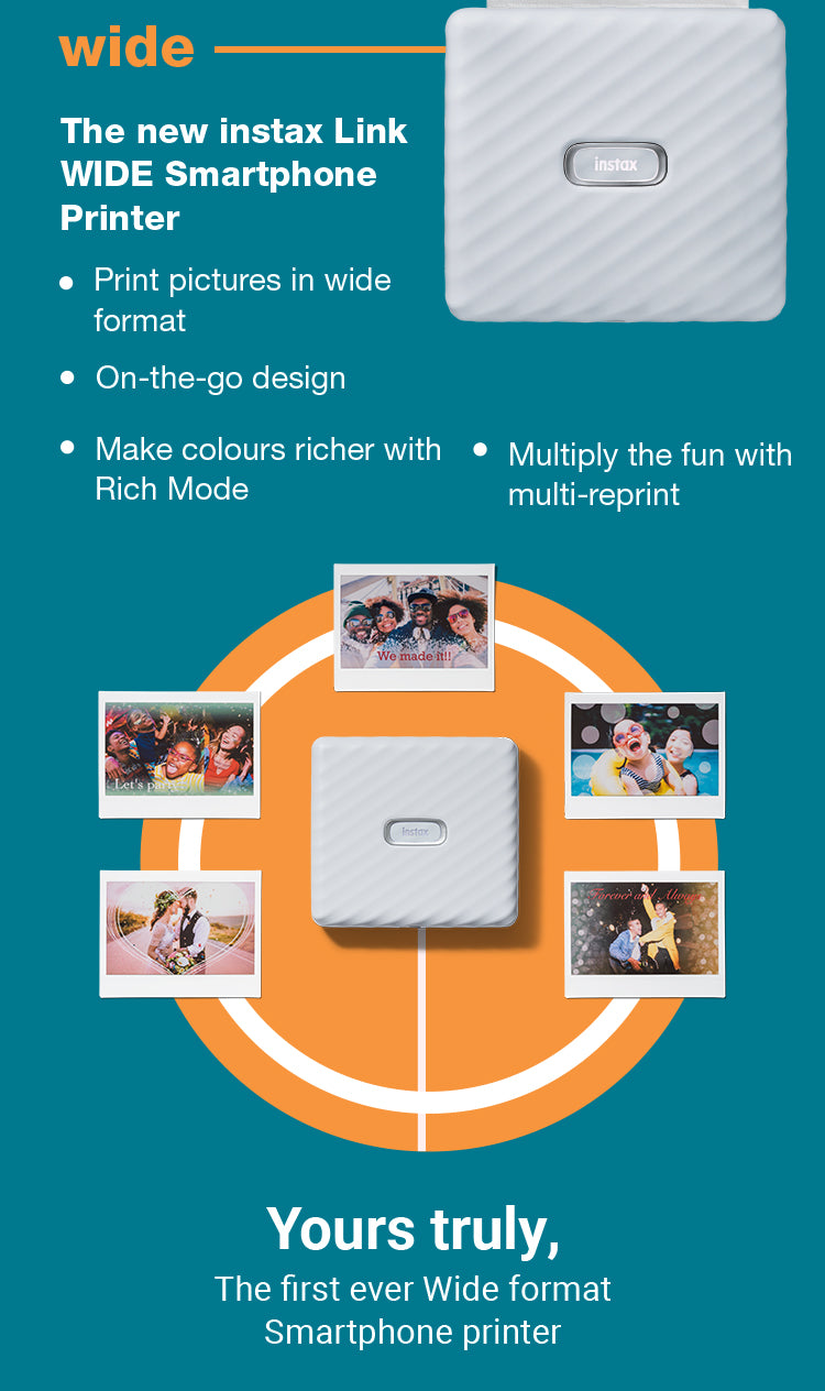 Instax Link WIDE - Wide Format Smartphone Printer