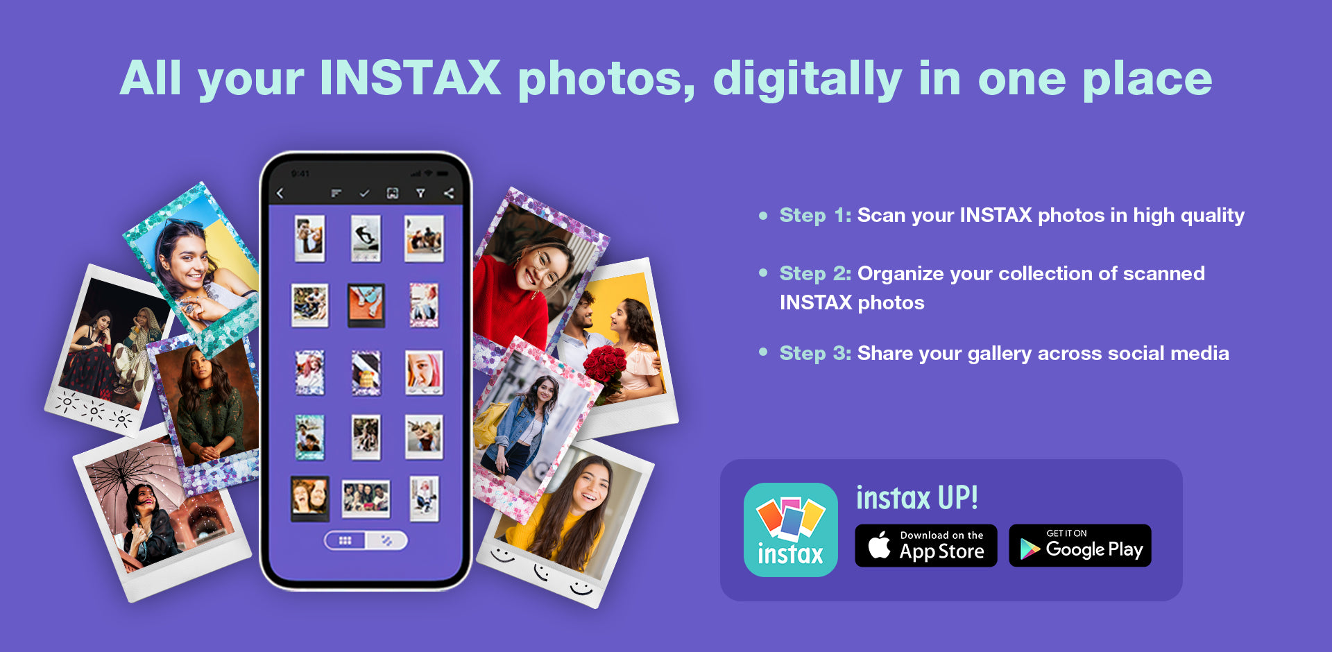 Instax UP - Photo Storage App For Instax Camera