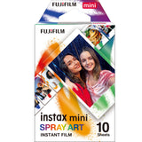 Instax Mini Spray Art Film - 10 Sheets Per Pack