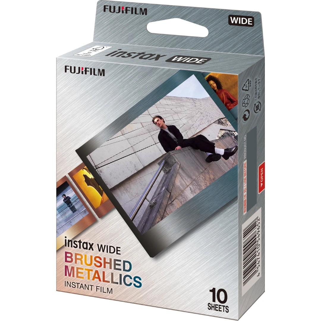 Instax WIDE Brushed Metal Film - 10 Sheets Per Pack
