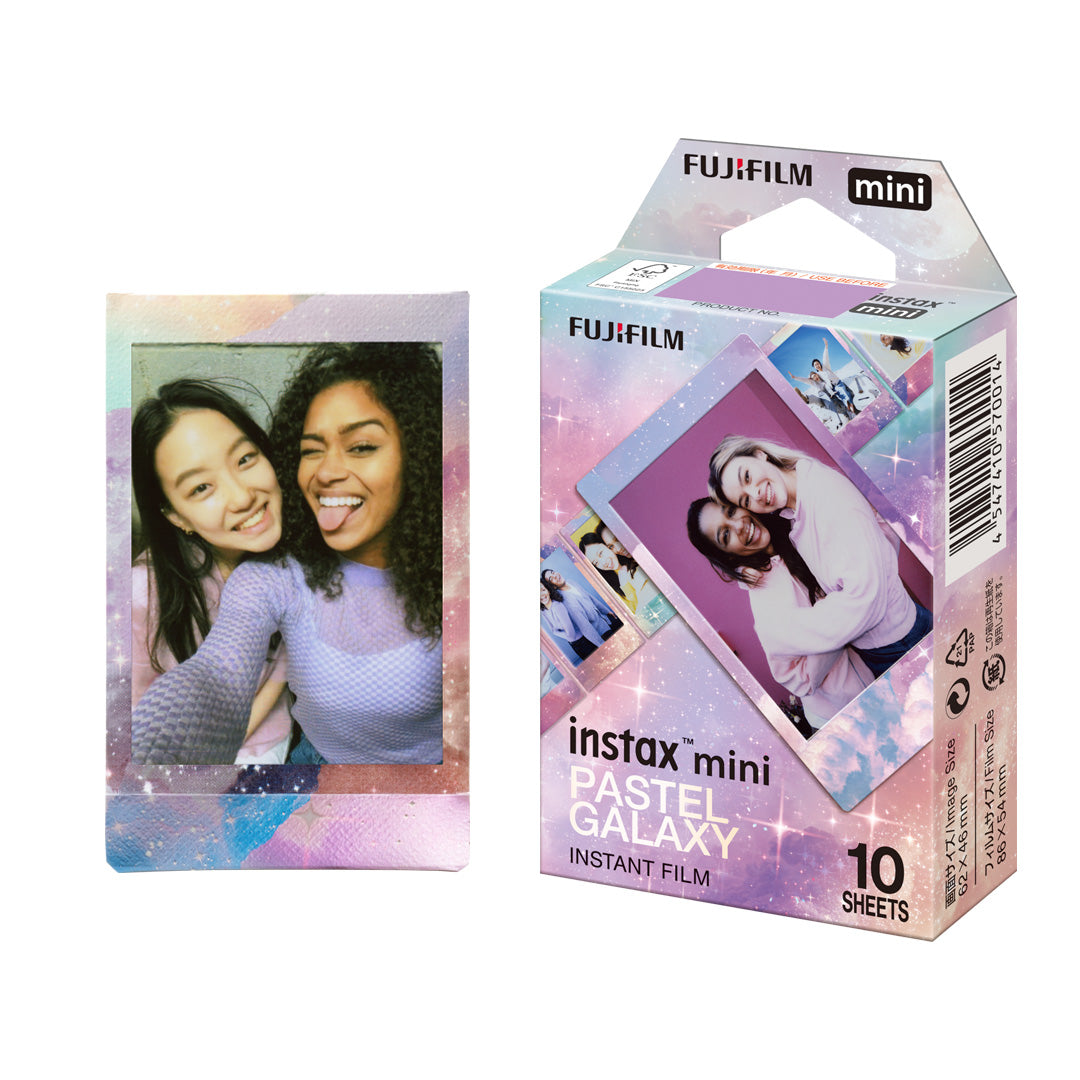 Instax Mini Pastel Galaxy Film - 10 Sheets Per Pack
