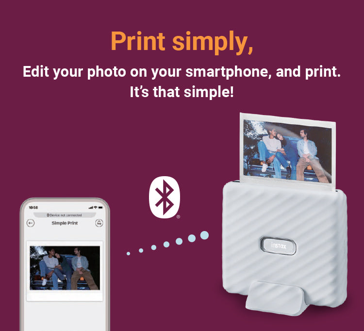 Instax Link WIDE - Easy to print feature