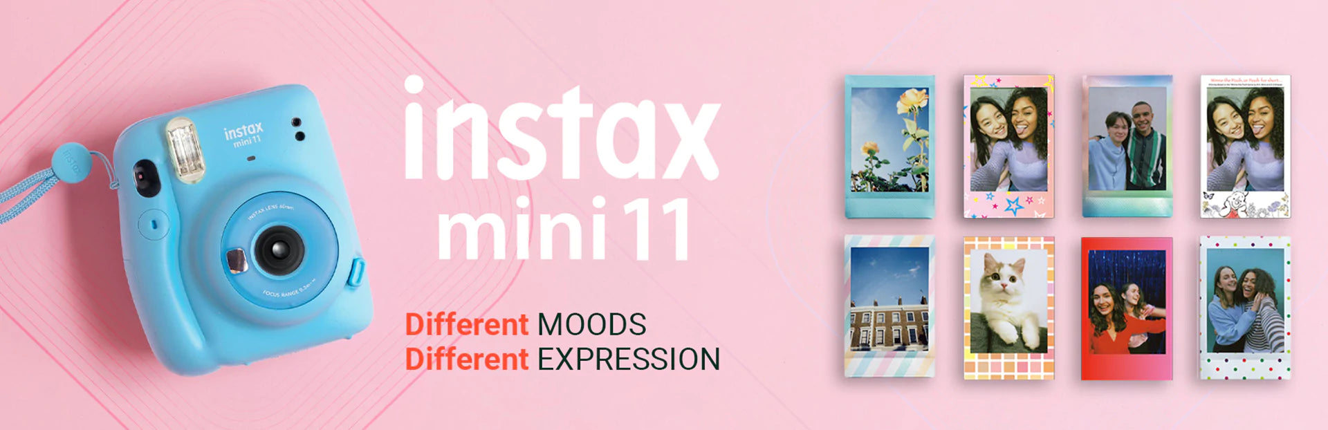 Instax Mini 11 Moments Box with Mini Films