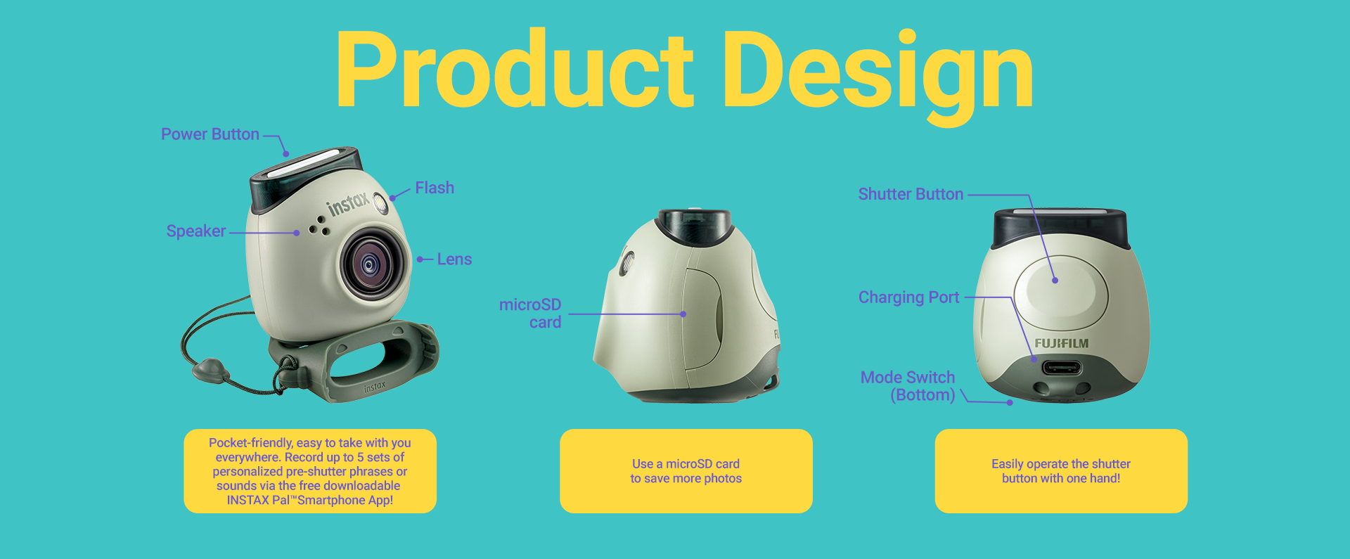 Instax Pal - Product Design Details