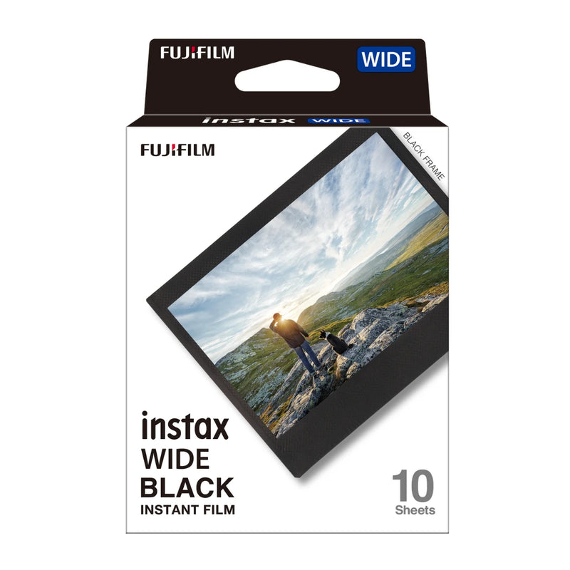 Instax Wide Black Film Sheet - 10 Sheets per pack