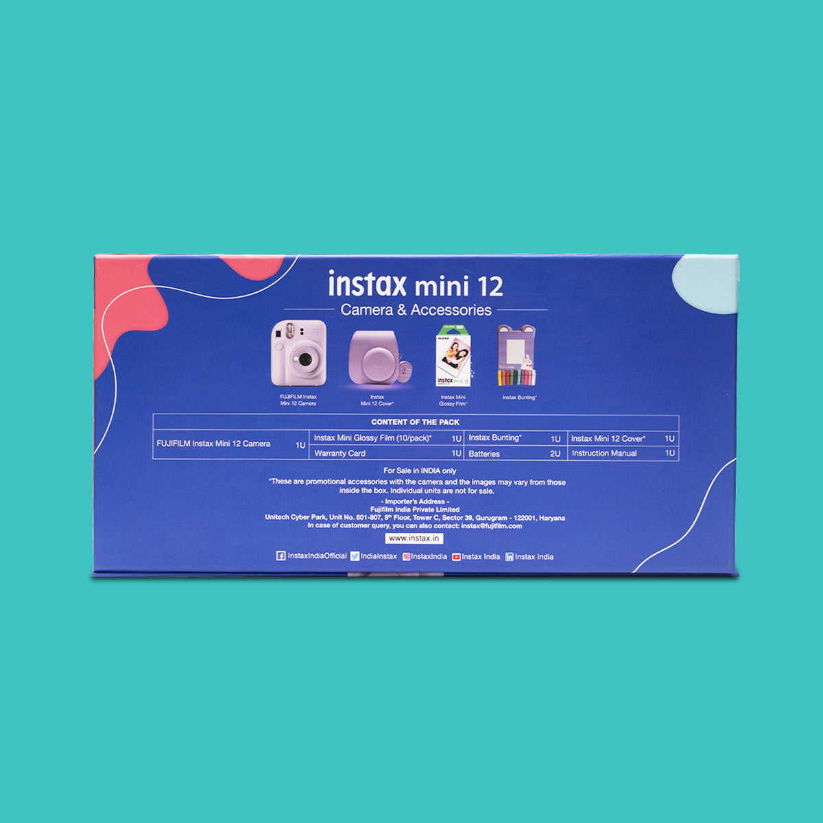 Instax Mini 12 Gift Box Personalised Edition