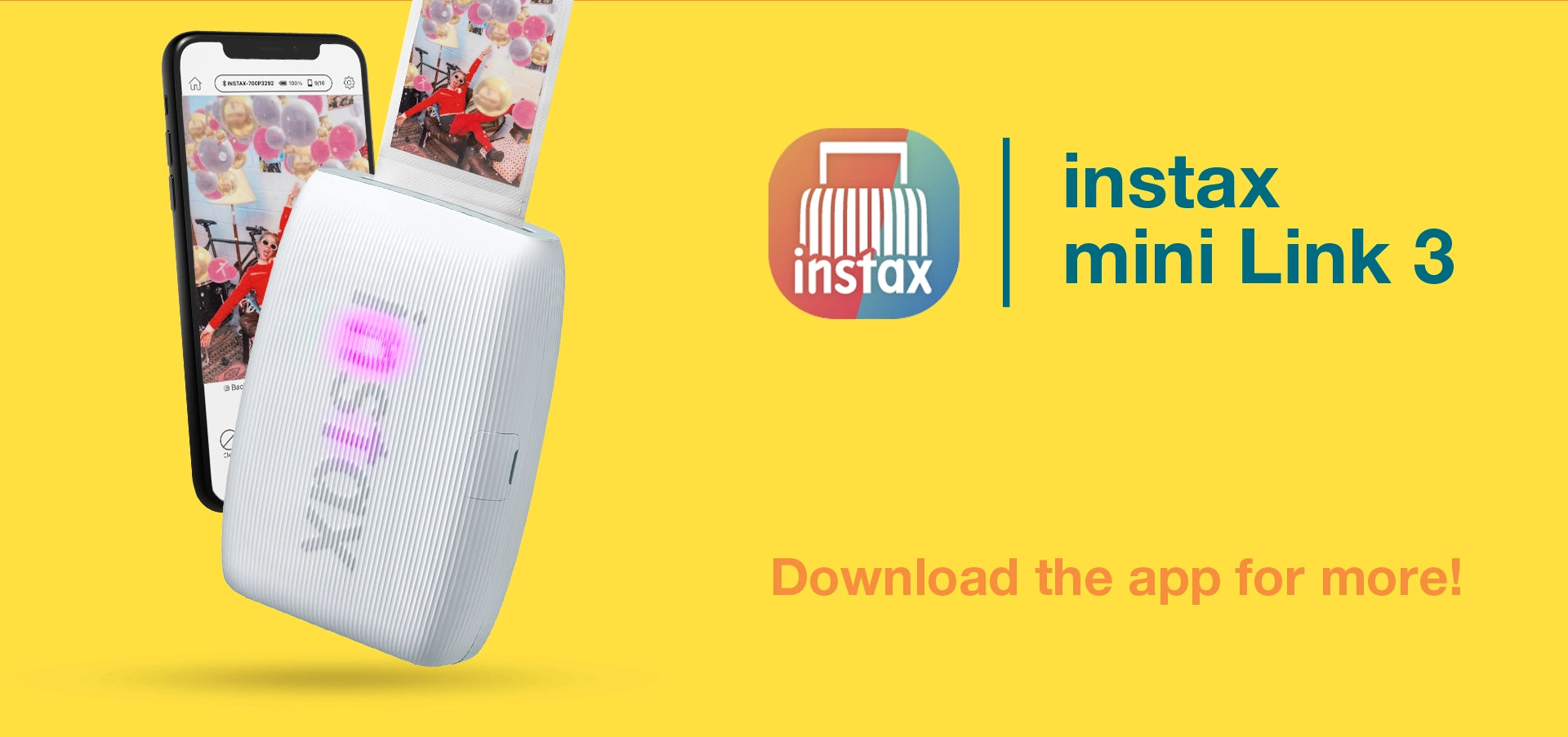 Printer Link Buy Instax Mini link 3 printer Online | Fujifilm Instax