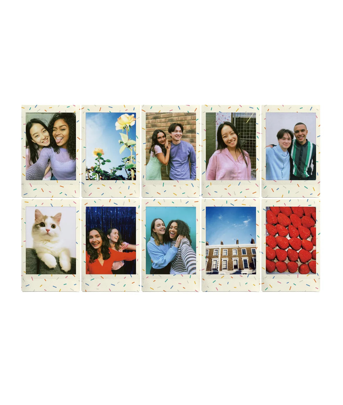 Instax Mini Sprinkles Film  - 10 Sheets Per Pack