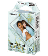 Instax Mini Blue Marble Film - 10 Sheets Per Pack
