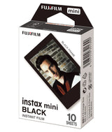 Instax Mini Designer Film - Black Frame - 10 Sheets Per Pack