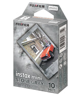 Instax Mini Film Stone Gray Film - 10 Sheets Per Pack