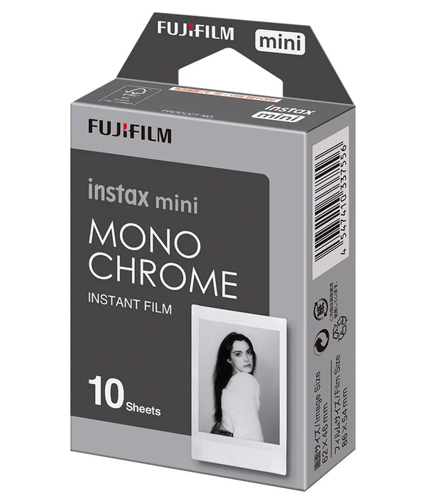 Instax Mini Monochrome Film - 10 Sheets Per Pack