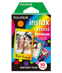 Instax mini designer Film- Rainbow frame - 10 Sheets Per Pack