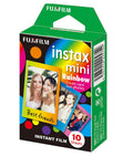 Instax mini designer Film- Rainbow frame - 10 Sheets Per Pack