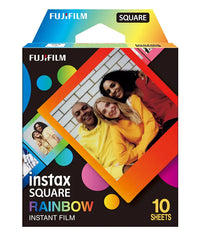 Instax Square Designer Film - Rainbow frame - 10 Sheets Per Pack
