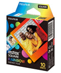 Instax Square Designer Film - Rainbow frame - 10 Sheets Per Pack