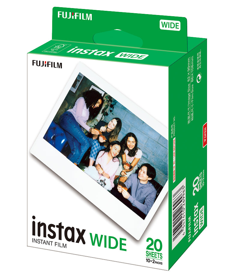 Instax wide film - 20 sheets per pack