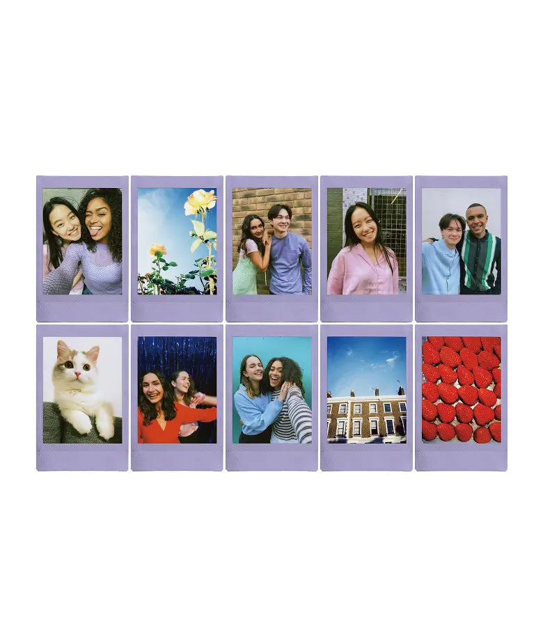 Instax Wide Black Film Sheet - 10 Sheets per pack