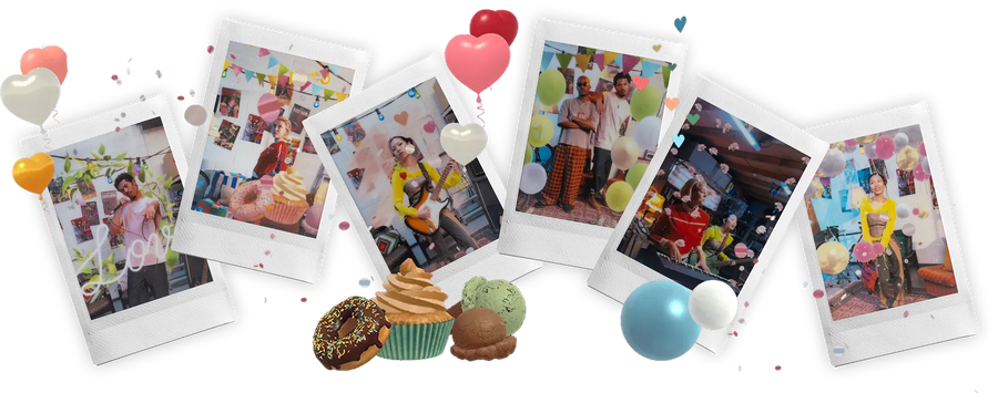 Remix and reimagine your shooting environment using <br>
 the various instax AiR Studio™ effects.