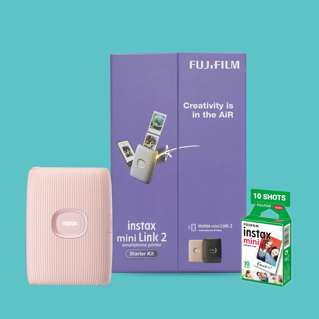 Fuji instax mini Link 2 Printer Ltd Edition White Pk