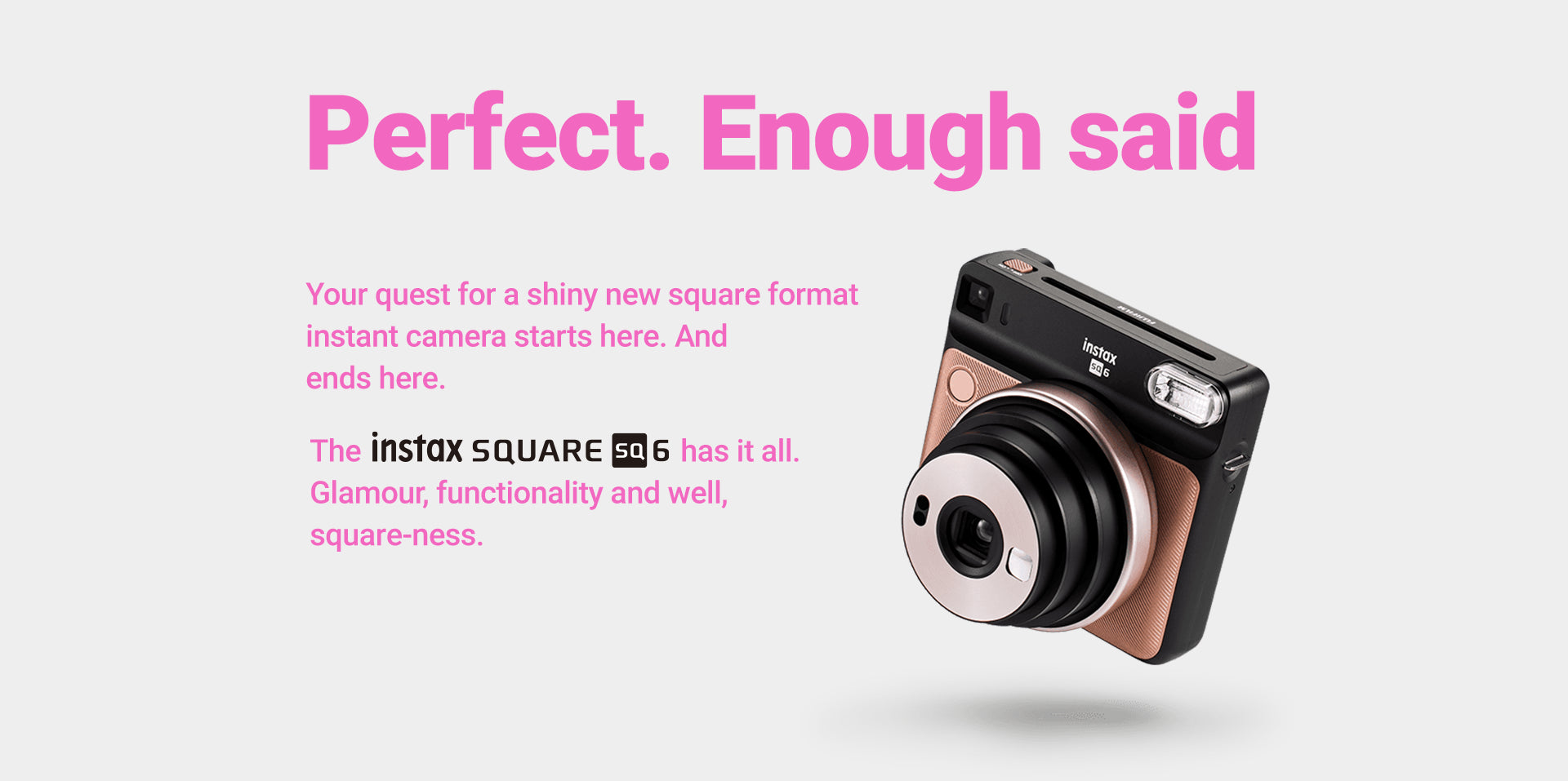 Instax Square SQ-6 Camera - Fujifilm Instax India
