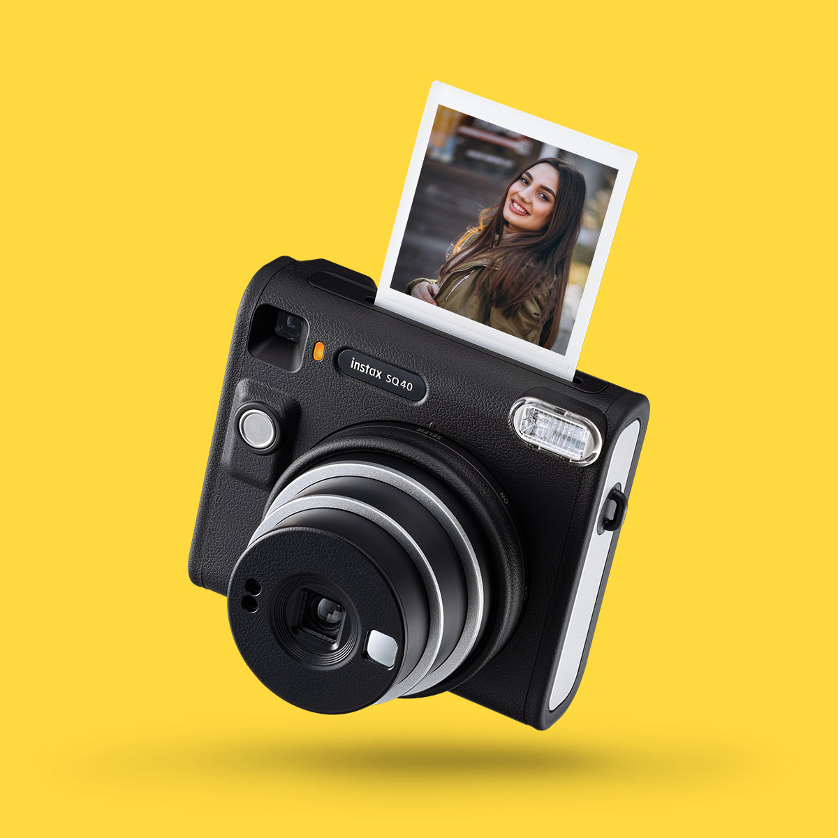 FUJIFILM INSTAX SQUARE SQ40 Instant Film Camera (Black)