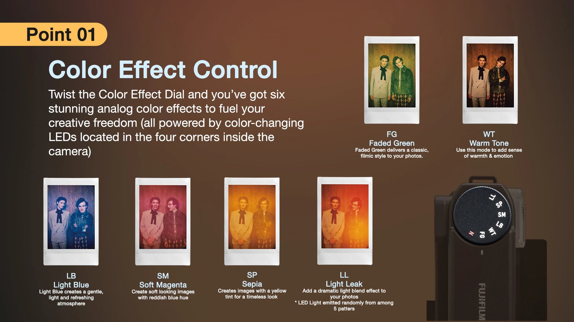 Color Effect Control - Instax Mini 99 Camera