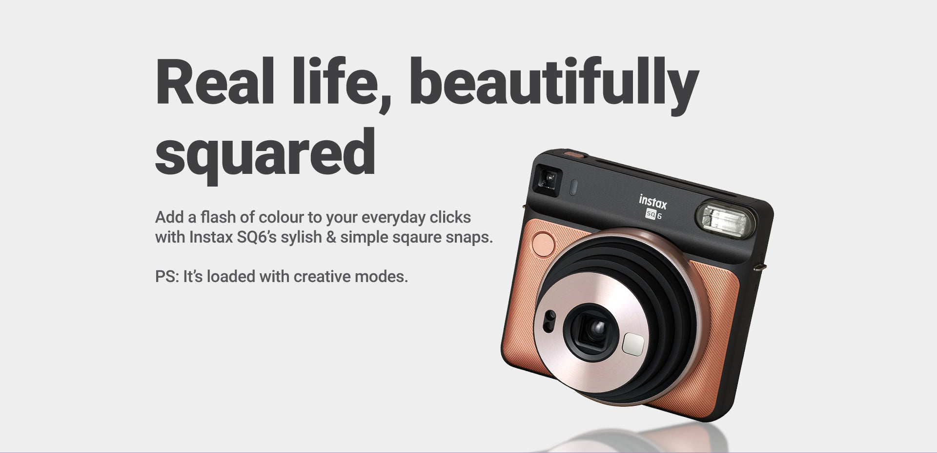 Instax Square SQ-6 Camera with Creative Modes