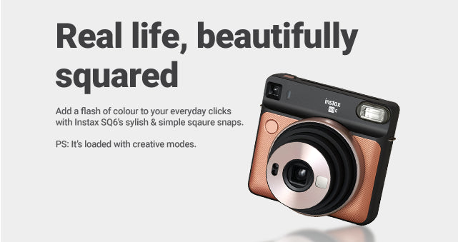 Instax Square SQ-6 Camera with Creative Modes