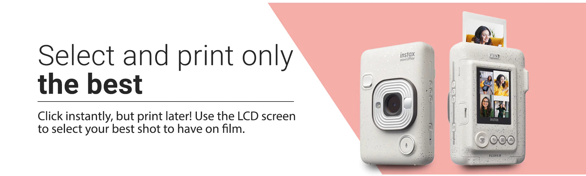 Instax Mini LiPlay - Select pictures before printing