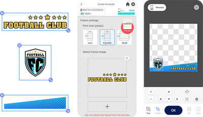 Up to 3 images can be added to your design to simplify the template creation!