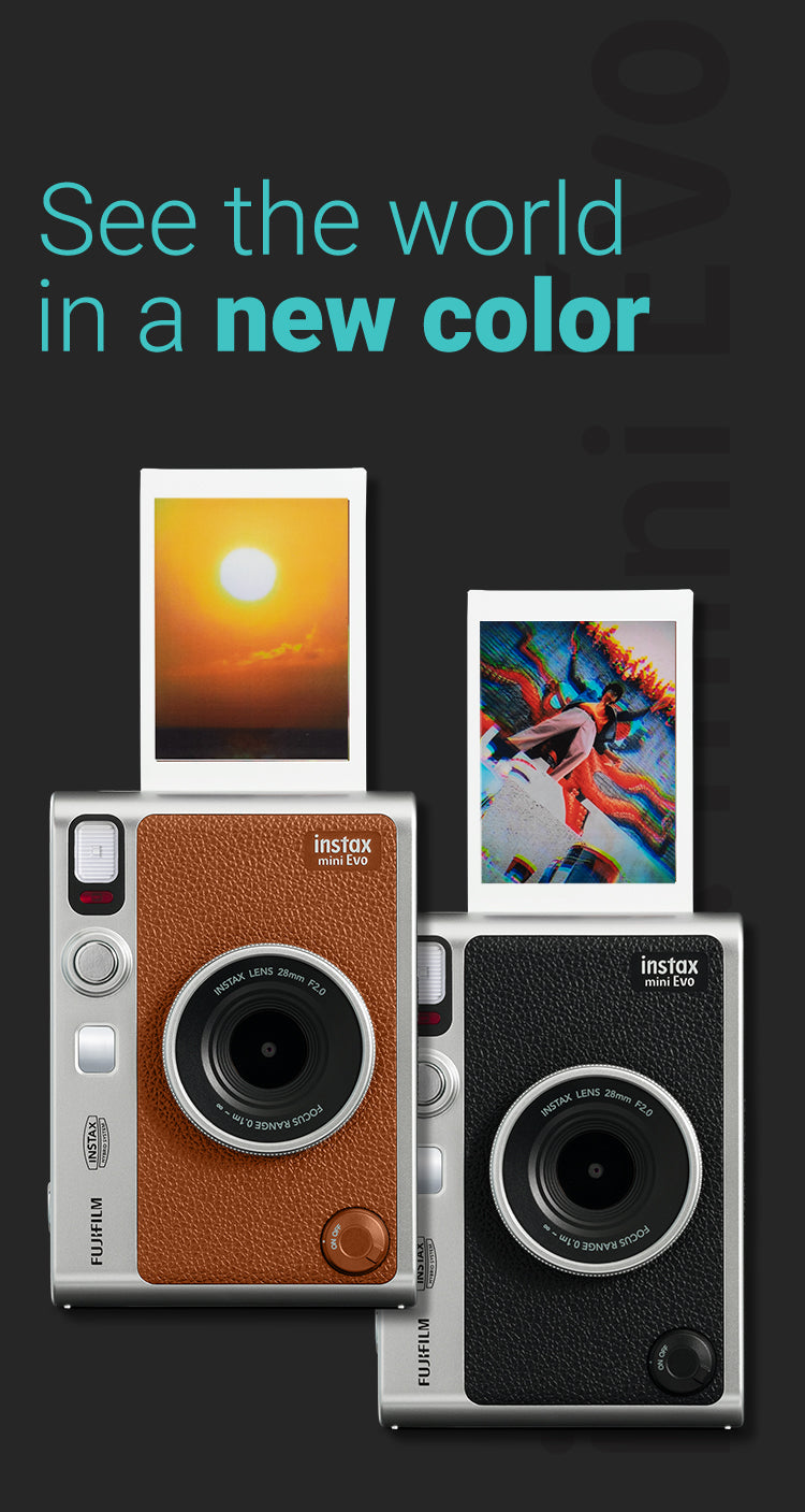 Instax mini evo with Analog Design