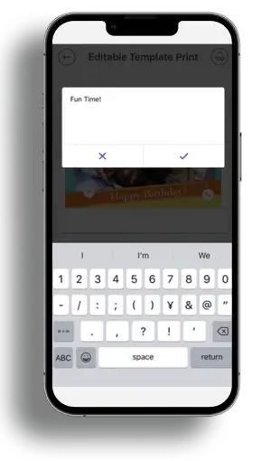 Edit your text.