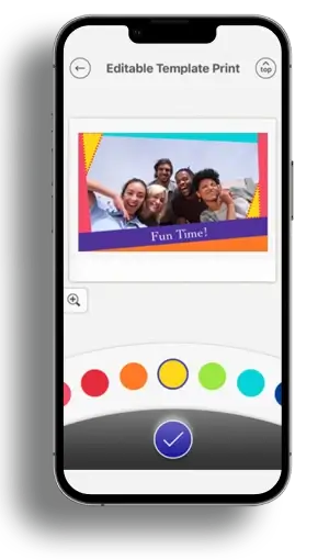 Choose a frame color.