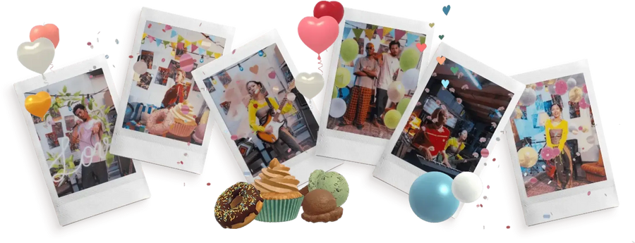 Remix and reimagine your shooting environment using <br>
 the various instax AiR Studio™ effects.