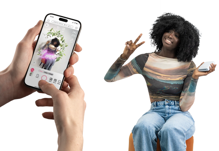 Turn your smartphone images into AR effects!