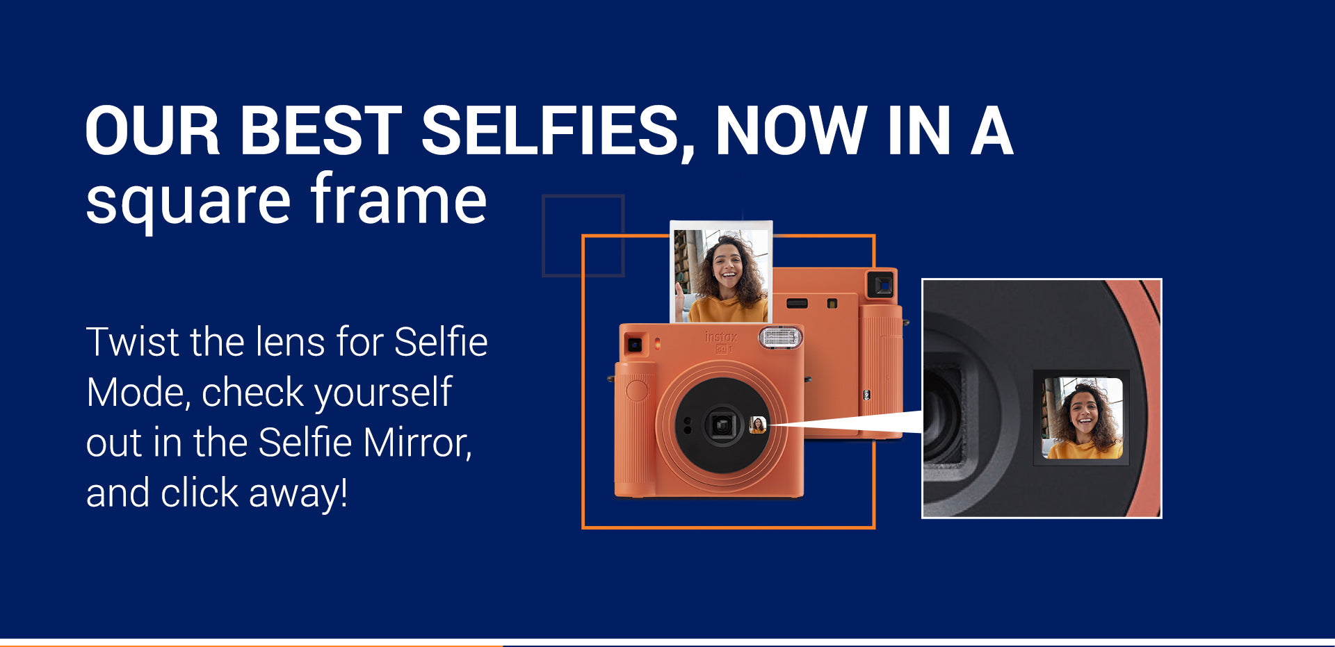 Instax Square SQ-1 Starter Kit - Selfie Mode