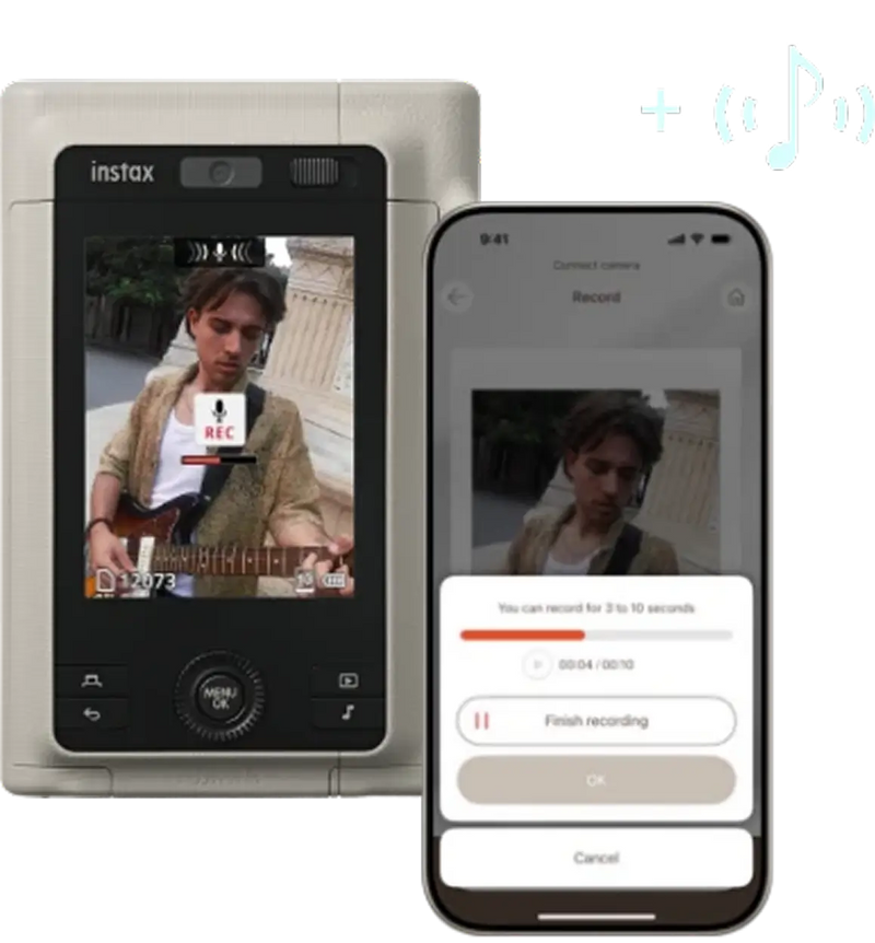 Capture sound for richer memories!