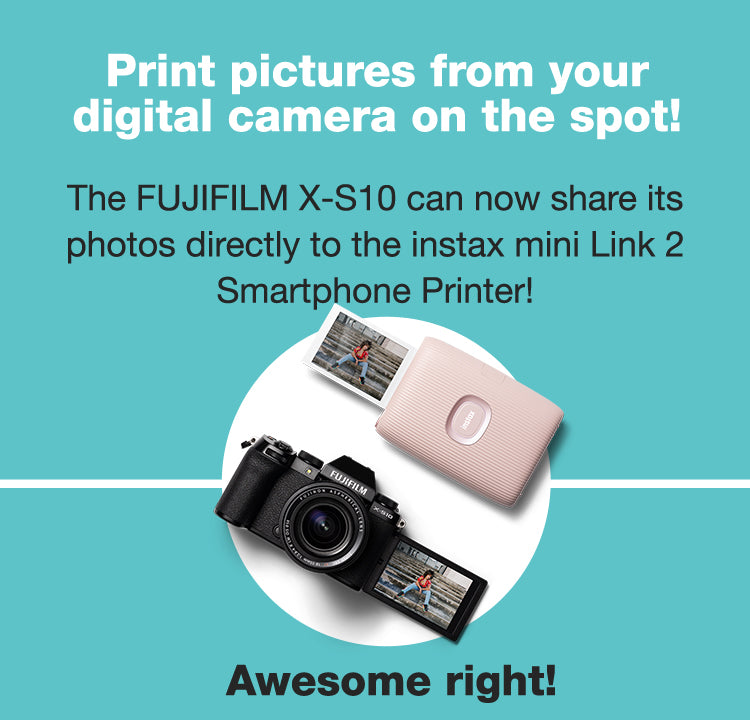 Instax Mini Link 2 - Easy photo sharing with X-S10 camera