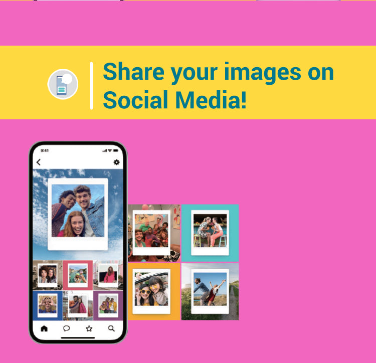 Instax SQ Link Square Printer - Share Photos On Social Media