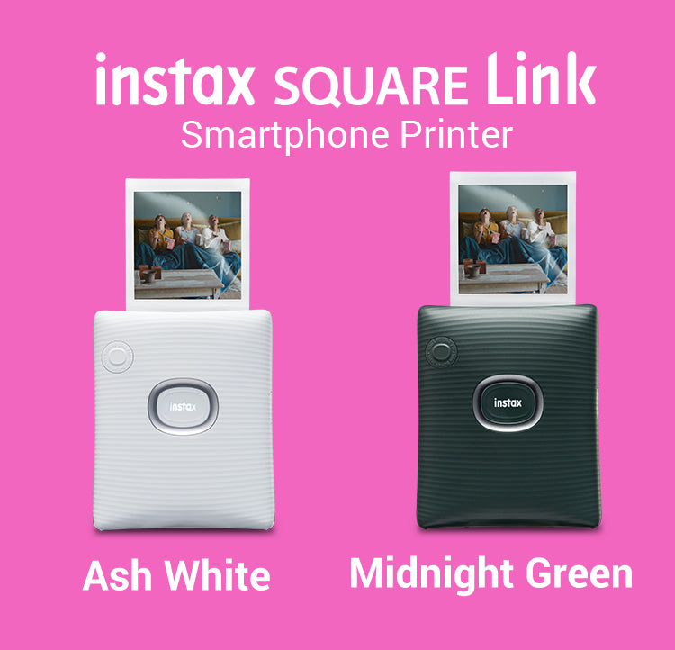 Instax SQ Link Square Printer - Multiple Colour Options
