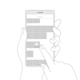 Select a video from your smartphone camera roll
